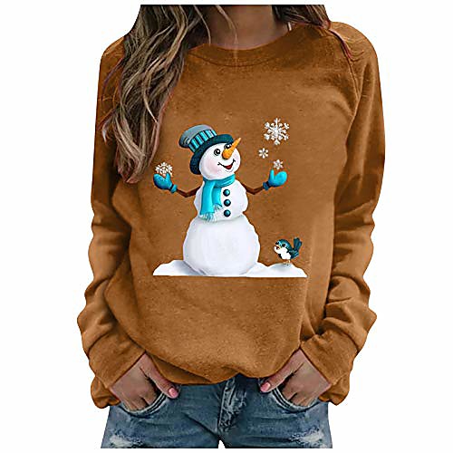 

Women's Christmas Christmas Hoodies Sweatshirts White Black Red