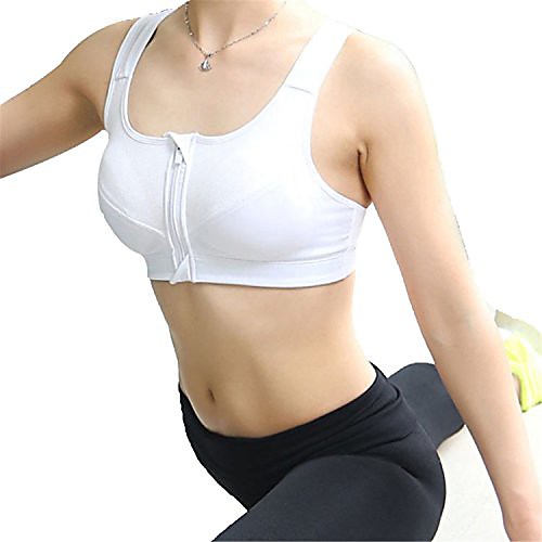 

workout tank top seamless bra bra zipper cotton bra l34 white l