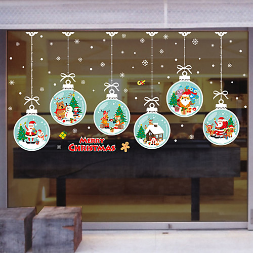

Christmas Wall Stickers Shop, Removable PVC Home Decoration Wall Decal