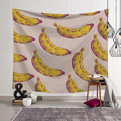 

Wall Tapestry Art Decor Blanket Curtain Hanging Home Bedroom Living Room Decoration Polyester Banana Fruit