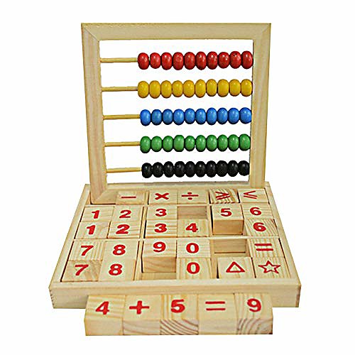 

kids toys, wooden abacus children counting number alphabet letter blocks educational toy learning & education perfect fun time play activity gift for boys girls