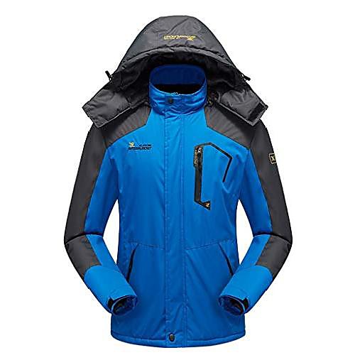 

fashion waterproof jackets men autumn winter casual quick-drying breathable sport outdoor hoodie coat(blue,2xl)