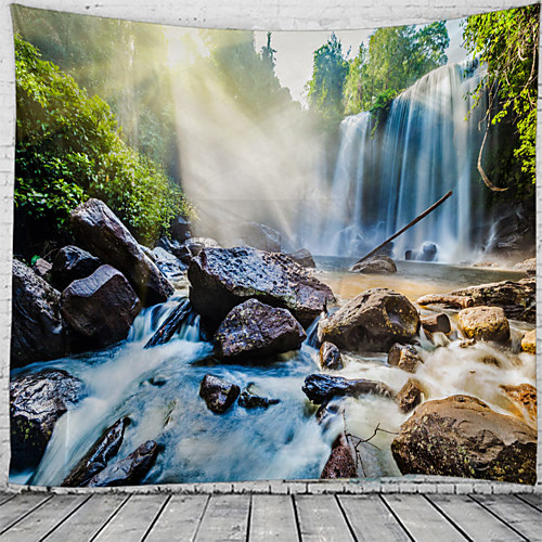 

Beautiful And Spectacular Waterfall Scenery Pattern Tapestry Wall Hanging Tapestry Wall Carpet Wall Art Wall Decoration Tapestry Wall Decoration