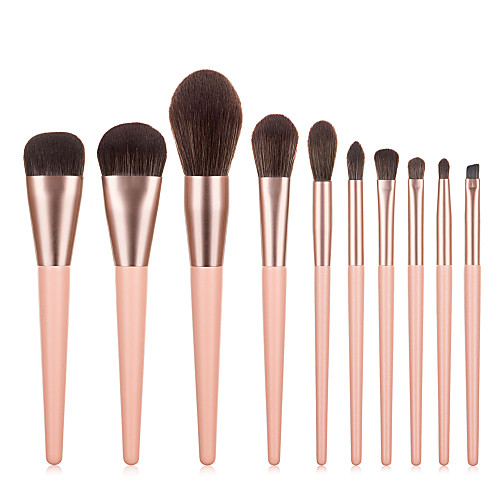 

Professional Makeup Brushes 10pcs Cute Soft Full Coverage Lovely Comfy Wooden / Bamboo for Makeup Tools Eyeliner Brush Blush Brush Foundation Brush Makeup Brush Lip Brush Eyebrow Brush Eyeshadow Brush