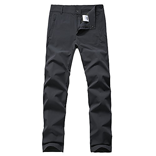 

men's sportswear outdoor quick drying breathable comfortable lightweight hiking zip off cargo pants gray l