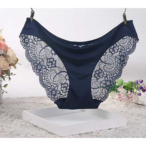 

Women's Invisible Seamless Bikini Underwear Half Back Coverage Panties
