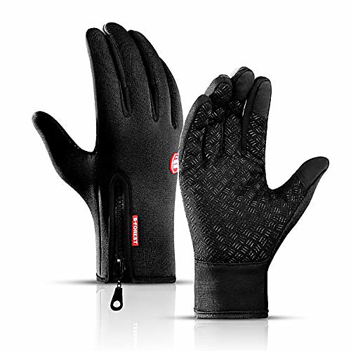 

windproof touchscreen sport gloves unisex winter outdoor full finger gloves for running cycling skiing hiking hunting climbing camping, outdoor sports in winter