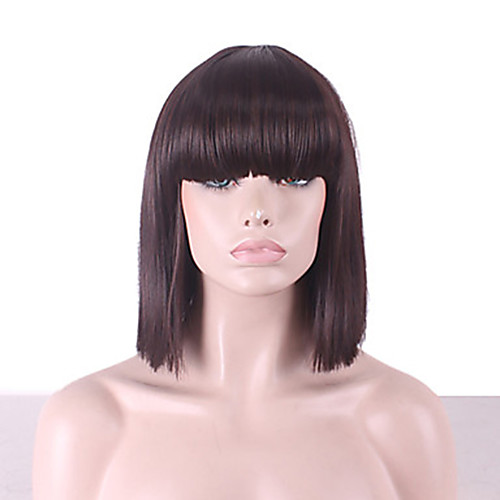 

Synthetic Wig Hathaway Middle Part Wig Brown Natural Hair Color Straight Hair Holiday Wig Cosplay Wig Medium Long Hair Synthetic Hair 12 inch Women Synthetic Sexy Lady Hairstyle