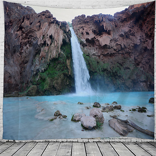 

Beautiful And Spectacular Waterfall Scenery Pattern Tapestry Wall Hanging Tapestry Wall Carpet Wall Art Wall Decoration Tapestry Wall Decoration