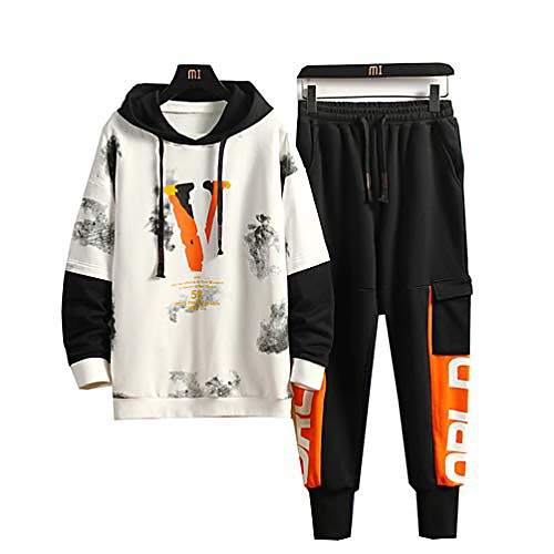 

mens sportswear tracksuit sweatshirt pants trouers set for spring autumn tz575 a 3xl for 185 cm 85kg