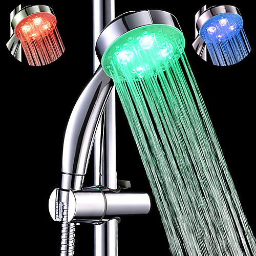 

SDS-A25 3-Color Temperature Sensitive LED Color Changing Hand Shower