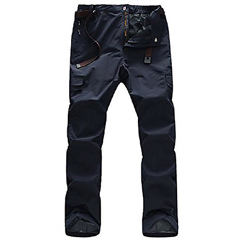 

men's outdoor waterproof breathable lightweight hiking pants navy