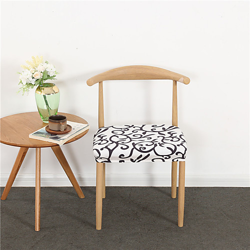 

1 Piece Dining Chair Seat Covers, Stretch Fitted Dining Room Upholstered Chair Seat Cushion Cover, Removable Washable Furniture Protector Slipcovers