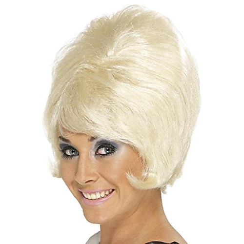 

60's beehive wig blonde