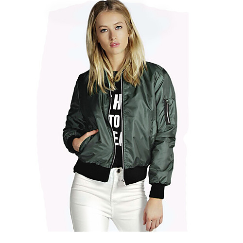 

Women's Solid Colored Fall & Winter Faux Leather Jacket Regular Going out Long Sleeve Rayon Coat Tops Black