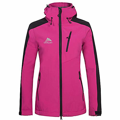 

Women's Men's Hoodie Jacket Hiking Softshell Jacket Hiking Windbreaker Outdoor Waterproof Lightweight Windproof Breathable Jacket Top Fishing Climbing Camping / Hiking / Caving Please contact