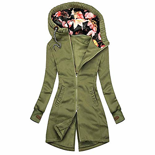 

women's packable down jacket light weight puffer coat hip-length winter coat