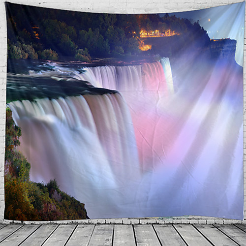 

Beautiful And Spectacular Waterfall Scenery Pattern Tapestry Wall Hanging Tapestry Wall Carpet Wall Art Wall Decoration Tapestry Wall Decoration