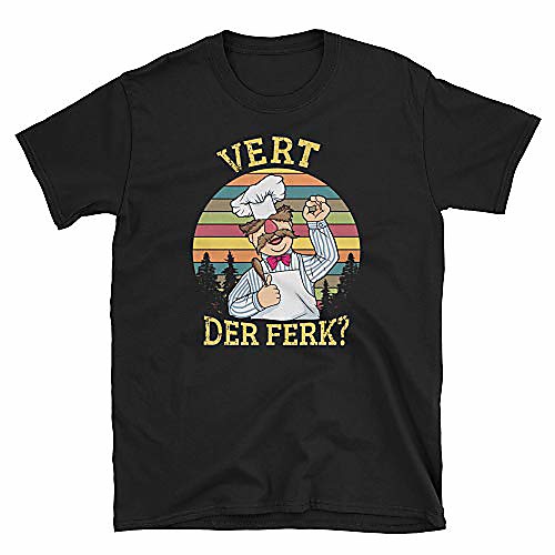 

chef vert the pig shirt - chef vert the pig funny gift tee black