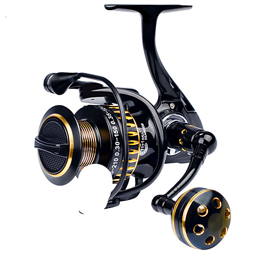 

Fishing Reel Spinning Reel 5.0:1 Gear Ratio 12 Ball Bearings Adjustable for Sea Fishing / Freshwater Fishing / Trolling & Boat Fishing