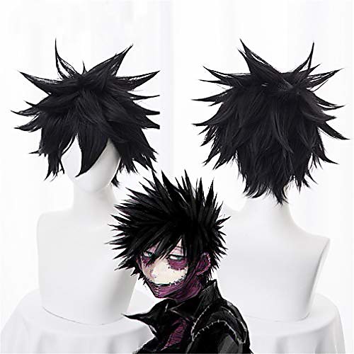 

cosplay wig short hair synthetic wigs for my hero academia dabi