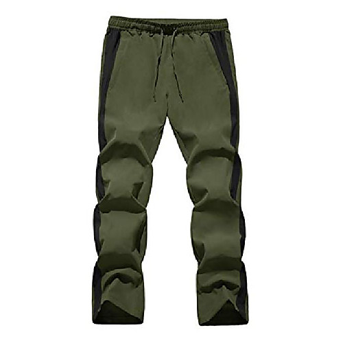 

men's casual jogger pants fitness outdoor sports camping sweat pant waterproof green 30