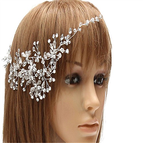 

Rhinestone / Alloy Headpiece with Rhinestone 1 Piece Wedding Headpiece