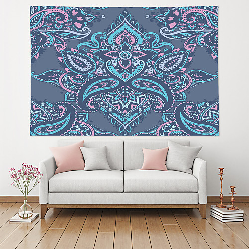 

Wall Tapestry Art Decor Blanket Curtain Hanging Home Bedroom Living Room Decoration Polyester Damask Pattern