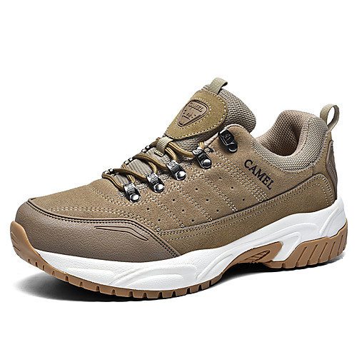 

Men's Hiking Shoes Sneakers Hiking Boots Anti-Slip Shock Absorption Breathable Wearable Hiking Outdoor Exercise Running Spring, Fall, Winter, Summer Black Grey Khaki