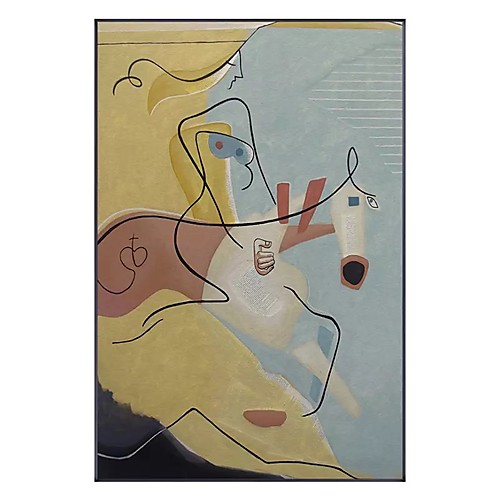 

100% Hand painted Abstract Wall Art Pictures For Living Room Modern Home Decor Famous Artworks By Picasso Canvas Oil Painting Rolled Canvas No Frame Unstretched