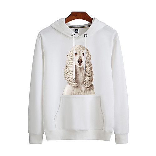 

Women's Pullover Hoodie Sweatshirt Graphic 3D Cartoon Daily Casual Hoodies Sweatshirts Light Gray White 2 Red 2