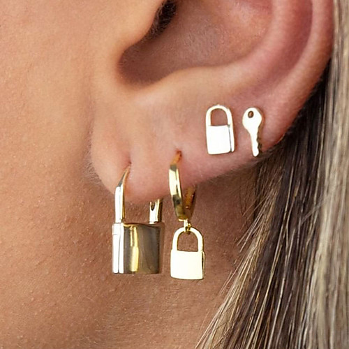 

Women's Stud Earrings Earrings Vintage Style Fashion Fashion Vintage Classic Punk Trendy Earrings Jewelry Gold / Silver For Street Gift Date Vacation Festival 1pack