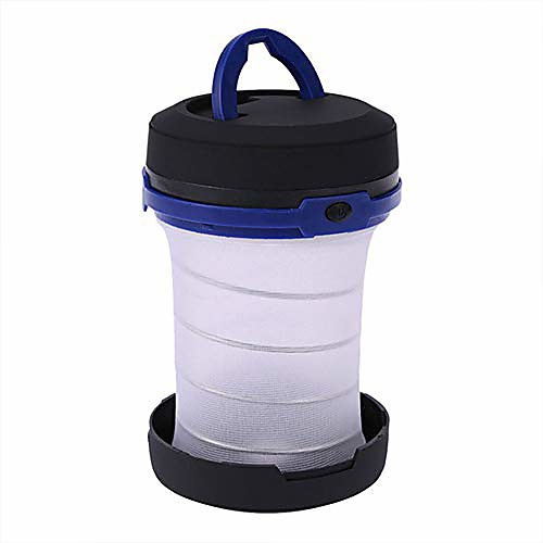 

portable camping led night light lamp lantern collapsable bright flashlight for outdoor durable
