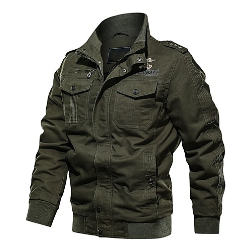 

men's military jacket lightweight windbreaker coat