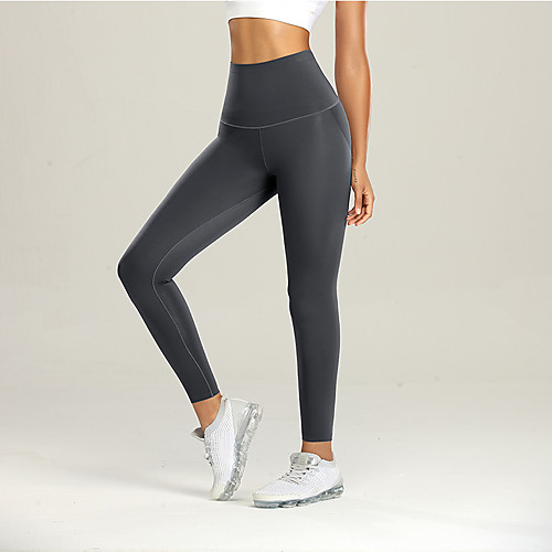 

Nuckily Women's Cycling Tights Cycling Pants Bike Tights Pants Bottoms Butt Lift Breathable Quick Dry Sports Solid Color Black / Grey Mountain Bike MTB Road Bike Cycling Clothing Apparel Bike Wear
