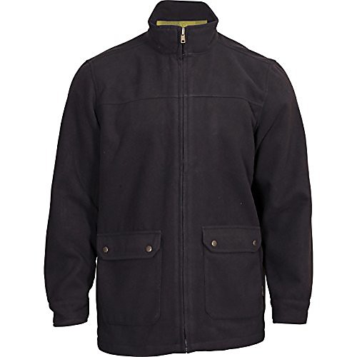

men's full zip 220g insulated fleece barn jacket, gunmetal, xx-large