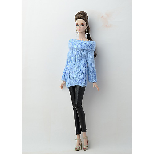 

Doll Outfit Doll Pants Pants Tops Fashion Nonwoven Fabric Tulle Lace Cloth Cotton Cloth Cloth Demin Handmade Toy for Girl's Birthday Gifts