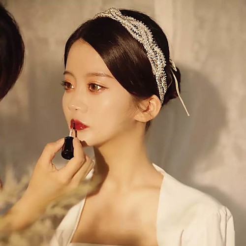 

Fashion Headpieces Imitation Pearl / Rhinestone / Alloy Headbands with Rhinestone / Faux Pearl / Chain 1 pc Party / Evening / Daily Wear Headpiece