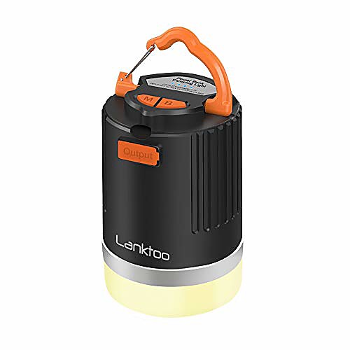 

rechargeable led camping lantern 4400mah, perfect for camping fishing hiking power cuts