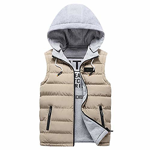 

Men's Hiking Vest / Gilet Fishing Vest Winter Outdoor Solid Color Lightweight Breathable Quick Dry Sweat wicking Top Hunting Fishing Climbing Maroon Black khaki Navy Blue