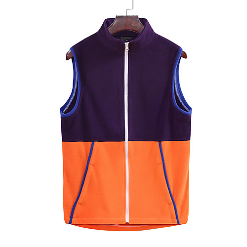 

Men's Golf Vest / Gilet Sleeveless Windproof Breathable Warm Athleisure Sports Outdoor Autumn / Fall Spring Winter White Black Orange