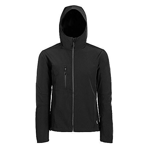 

men's thumb holes urban soft shell jacket, black, x-large