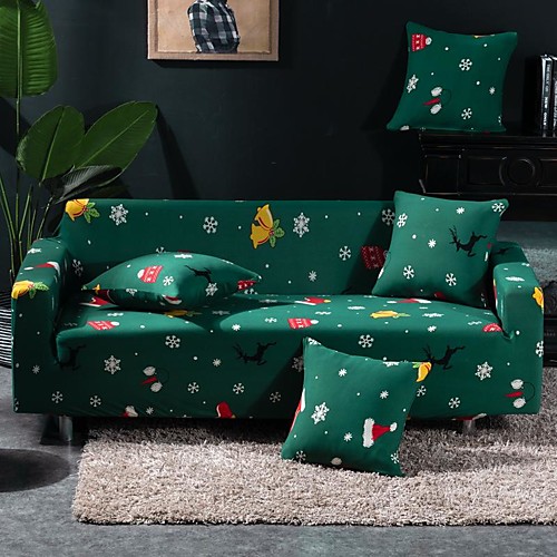 

Christmas Gift 1-Piece Sofa Cover Couch Cover Furniture Protector Soft Stretch Slipcover Spandex Jacquard Fabric Super Fit for 1~4 Cushion Couch and L Shape Sofa,Easy to Install(1 Free Cushion Cover)