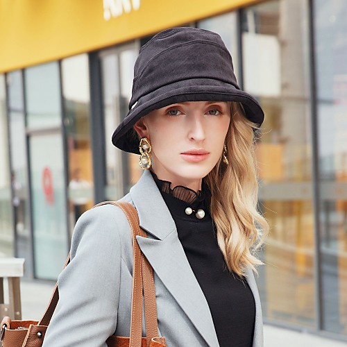 

Headwear Casual Cotton / Fiber Hats with Solid 1pc Casual / Daily Wear Headpiece