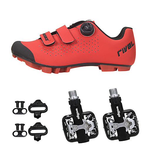 

SIDEBIKE Adults' Bike Shoes Breathable Mountain Bike MTB Cycling / Bike Recreational Cycling Red Women's Men's Cycling Shoes