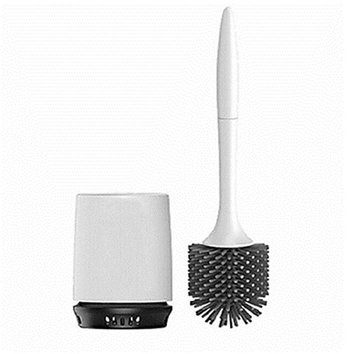 

Toilet Toilet Brush Set Soft Bristle Toilet Cleaning Brush with Base Wash Toilet Brush Long Handle Cleaning Brush