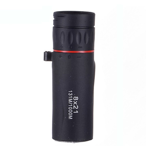 

8 X 21 mm Monocular Roof Waterproof High Definition Easy Carrying BAK4 Hiking Camping / Hiking / Caving Traveling