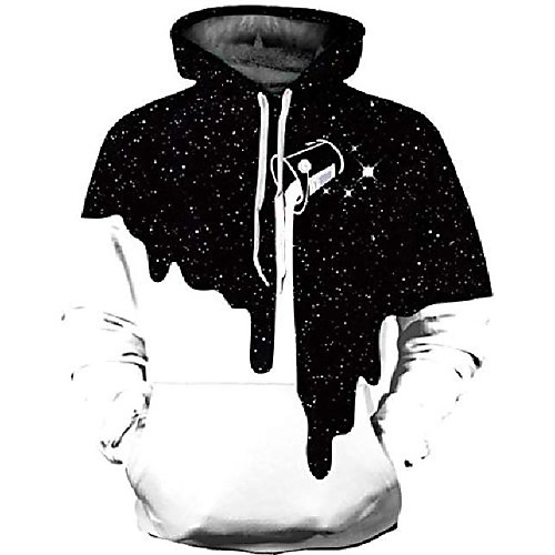 

3d graphic print novelty hoodies pullover athletic casual hooded hoodie sweatshirts(black white,xx-large/xxx-large)