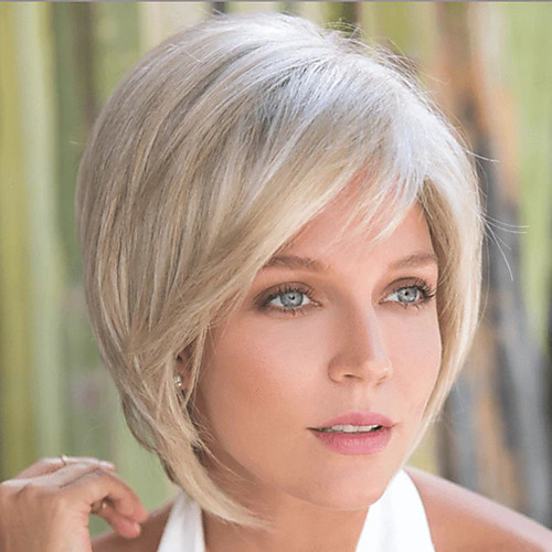 

Synthetic Wig kinky Straight Pixie Cut Wig Short Brown Silver Synthetic Hair Women's Fashionable Design Exquisite Comfy Silver Brown