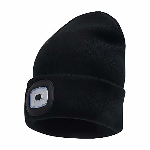 

beanie hat with bright led light